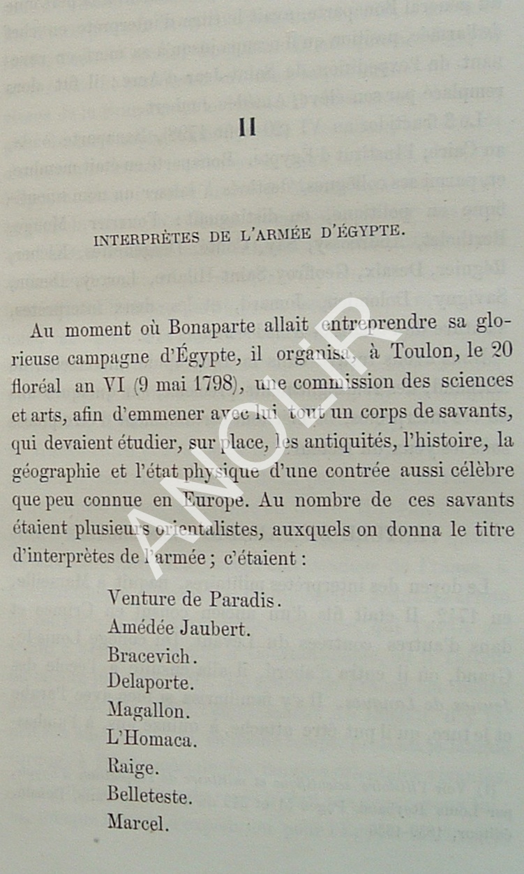 1798: Les 9 Interprètes Militaires de l'expédition d'Égypte